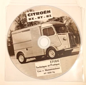 CD MANUALE OFFICINA RIPARAZIONE CITROEN HY-HX-HZ +USO E MANUTENZIONE FURGONE HY* - Foto 1 di 2