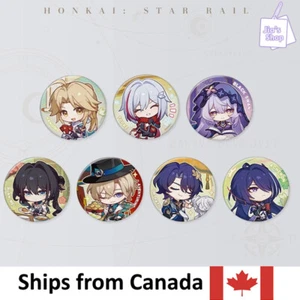 Hoyoverse Official Honkai: Star Rail New Year Greetings Pin Aventurine Acheron - Imagen 1 de 8