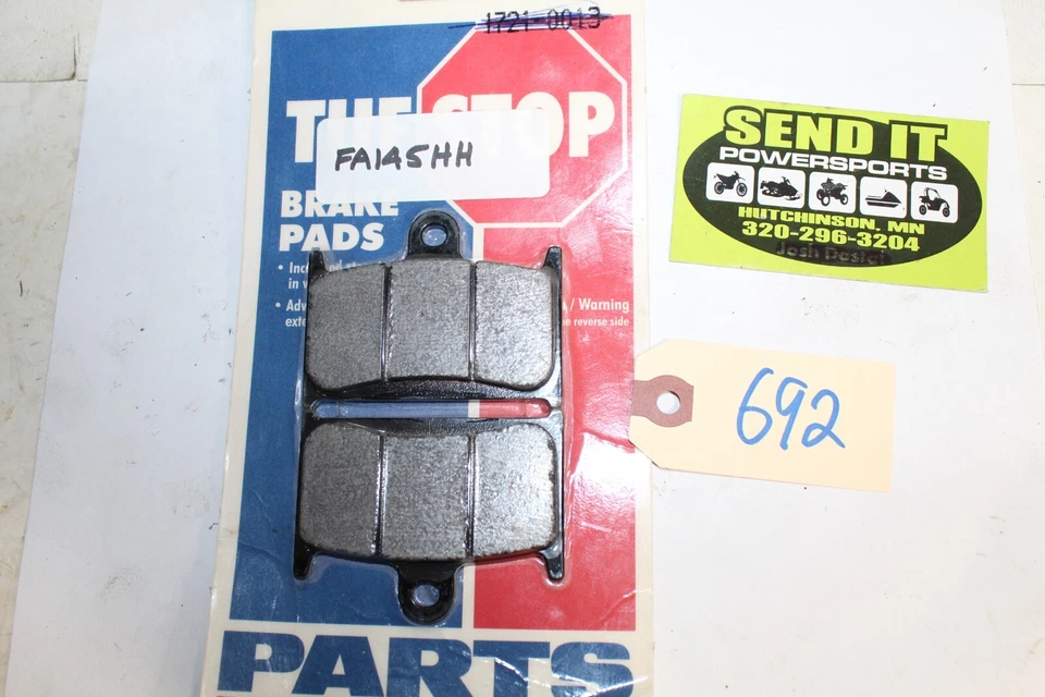 Pastillas de freno BR NOS Parts Unlimited FA145HH / 1721-0013 Foto 1 de 1