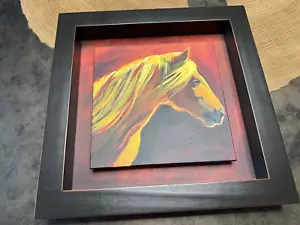 Diane Whitehead Big Sky Carvers 2012 Pferd Wand Schattenkasten Bild Wandbild - Bild 1 von 5