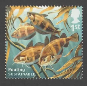 2014 SG 3612 1st Pouting from 'Sustainable Fish & Threatened Fish' set MINT - Picture 1 of 1