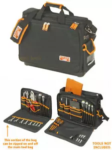 BAHCO Hard Rubber Base Technicians/Electricians Tool Storage Case Bag,4750FB4-18 - Picture 1 of 5