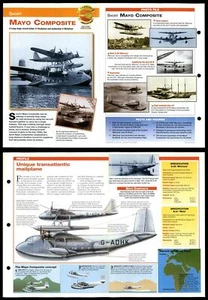 Mayo Composite #20 Record Breakers Aircraft Of The World Fold-Out Card - Picture 1 of 1