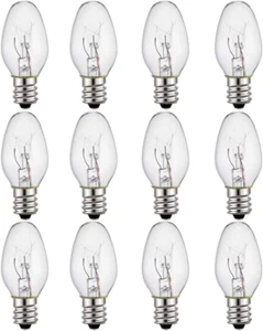 15W E12 Wax Warmer Bulbs – Salt Lamp Night Light Replacement Bulbs for Scentsy P - Picture 1 of 12
