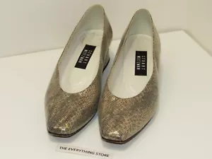 Stuart Weitzman Stier Zinn Serpentin Nappa Slipper 9 gebraucht kostenloser Versand - Bild 1 von 5