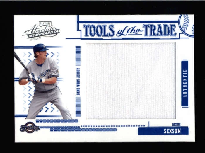 RICHIE SEXSON 2005 ABSOLUTE TOOLS OF TRADE JUMBO JERSEY #121/250 BC6348 - Image 1 of 1