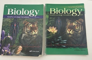 A Beka Biology God’s Living Creation 3rd Ed Textbook + Teacher Guide Lot READ - Bild 1 von 11