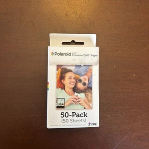 Polaroid 2x3" Premium Zink Paper 50 Pack POLZ2X350 New Sealed - Picture 1 of 4