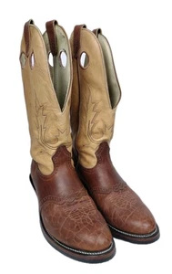 Boulet Western Herren 9 1/2 D Buckaroo Bullhide Cowboy Rodeo Rancher Stiefel - Bild 1 von 13