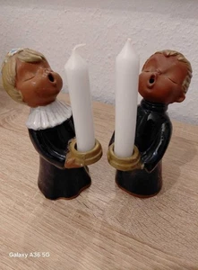 Kerzenhalter Engel  ca. 50er Jahre - Bild 1 von 4