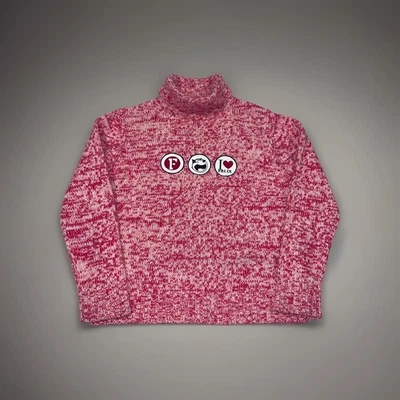 Женский свитер Felix The Cat Цвет розовый Марлевый Вязаная водолазка Я люблю Felix Размер 4 - Изображение 1 из 4