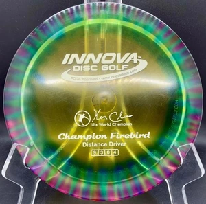 Innova Champion Firebird RARE Penned FB FLAT 12x KC - IDye Classic Disc Golf - Picture 1 of 16