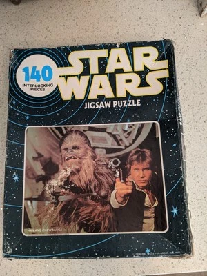 Rompecabezas Kenner 140 piezas Star Wars 1977 Han y Chewbacca Foto 1 de 4