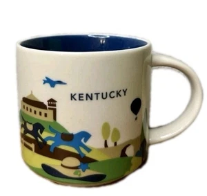 Starbucks Kentucky State You Are Here YAH Series 14 oz Coffee Mug NWOB - Picture 1 of 5