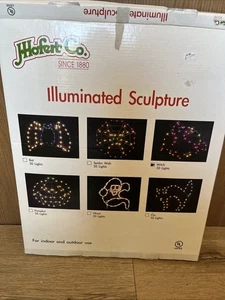 Vintage J Hofert Co Halloween Witch Silhouette w/ Box 2001 works - Picture 1 of 3