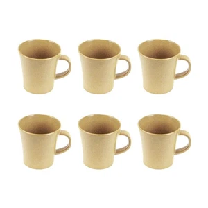 6PK EcoSouLife Rice Husk 319ml Soul Mug Reusable Biodegradable Travel Coffee Cup - Picture 1 of 1