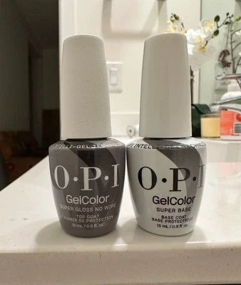 Top coat OPI Gelcolor Inteli-Gel super base e super brilho sem limpeza - Imagem 1 de 2