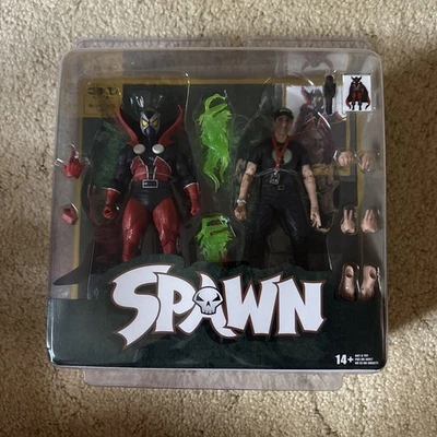 McFarlane Toys 30th Anniversary SPAWN & TODD MCFARLANE  7" Action Figure 2-Pack - Image 1 of 2