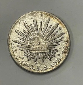 Mexiko - 1893 GaJS großes Silber 8 Reales - beliebt - Bild 1 von 5