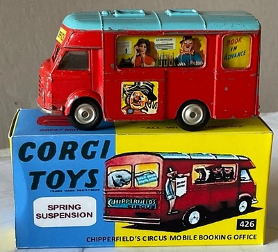 CORGI TOYS 426 CHIPPERFIELDS CIRCUS MOBILE BOOKING OFFICE VERY GOOD IN NEW BOX - Bild 1 von 4
