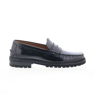Johnston & Murphy Donnell Penny Hombres Negro Mocasines y Zapatos sin Cordones Penny Foto 1 de 4