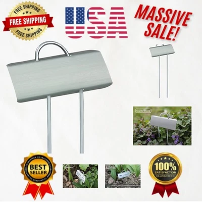 100-Pack Weatherproof Mini Metal Plant Labels - Elegant Zinc Markers for Garden - Image 1 of 4