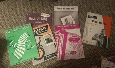 Partituras/libros de acordeón vintage - lote  Foto 1 de 4