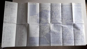 AERAD RADIO NAVIGATION CHART British Isles 62nd edition Jan 1965 EUR/1 - Picture 1 of 12