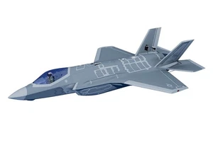 Xfly 64mm F-35 Lightning EDF (750mm) ARTF (no Tx/Rx/Batt) RC Jet - Picture 1 of 12