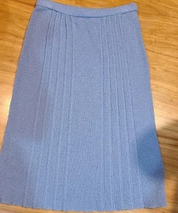 James Kenrob Pleated Knit Sweater Skirt Womens 8 Vintage Union Made MCM 50s - Picture 1 of 9