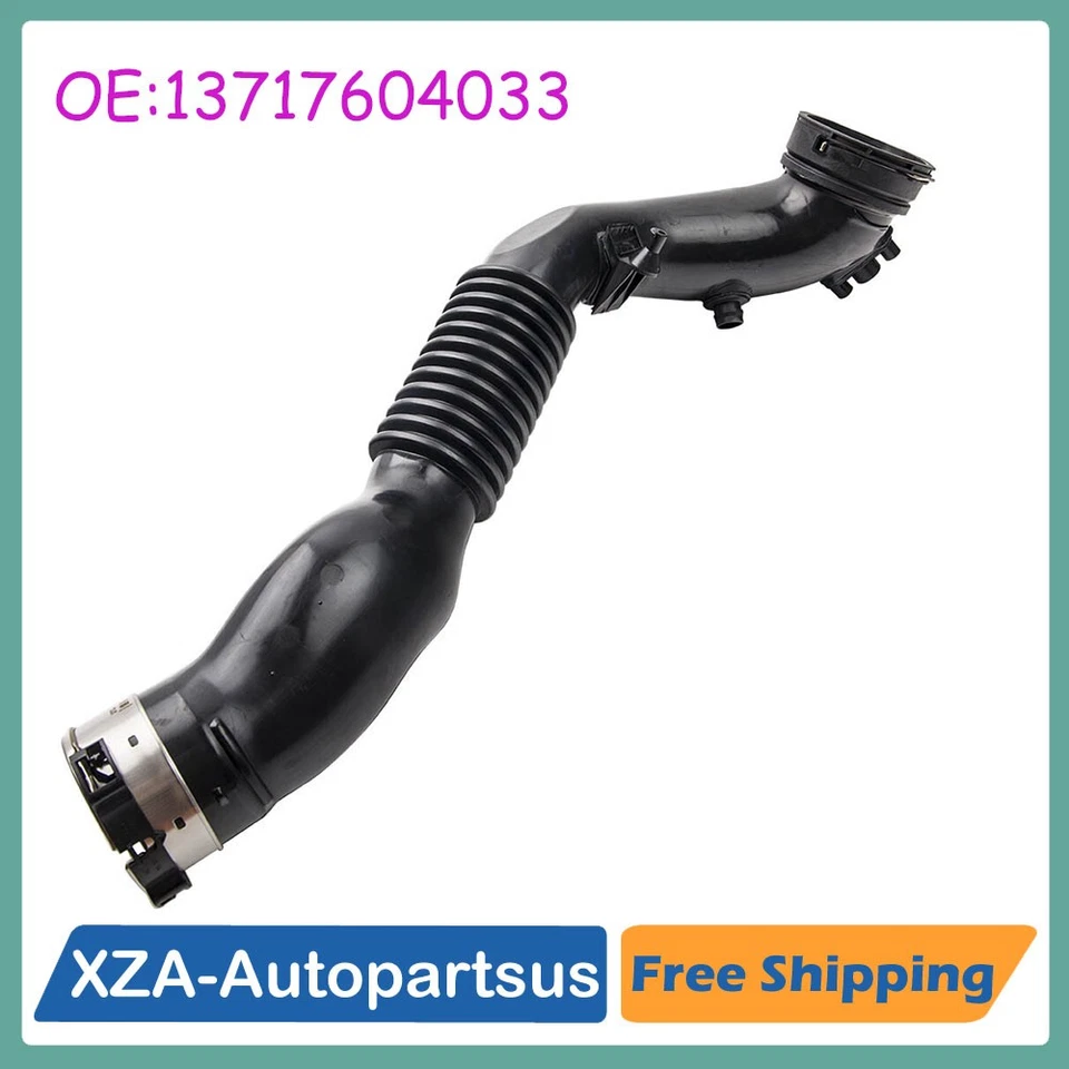 13717604033 New Air Intake Duct Hose Pipe for BMW X4 X3 M235i 335i xDrive - Imagem 1 de 4