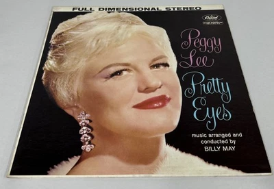 PEGGY LEE- PRETTY EYES LP RECORD VINYL CAPITOL ST-1401 VINYL IS MINT - Image 1 of 4