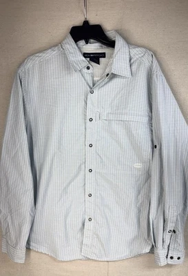 Exofficio Plaid Fishing Traveler Shirt Mens Med Button Up Lng Sleeve Performance - Image 1 of 4