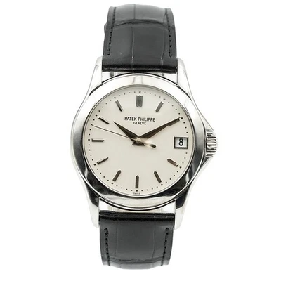 Patek Philippe Calatrava 5127G ouro branco 18K 37 mm em couro - Imagem 1 de 4