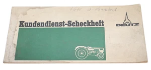 Chequera de servicio postventa original Deutz para tipo D 6206 - Imagen 1 de 2