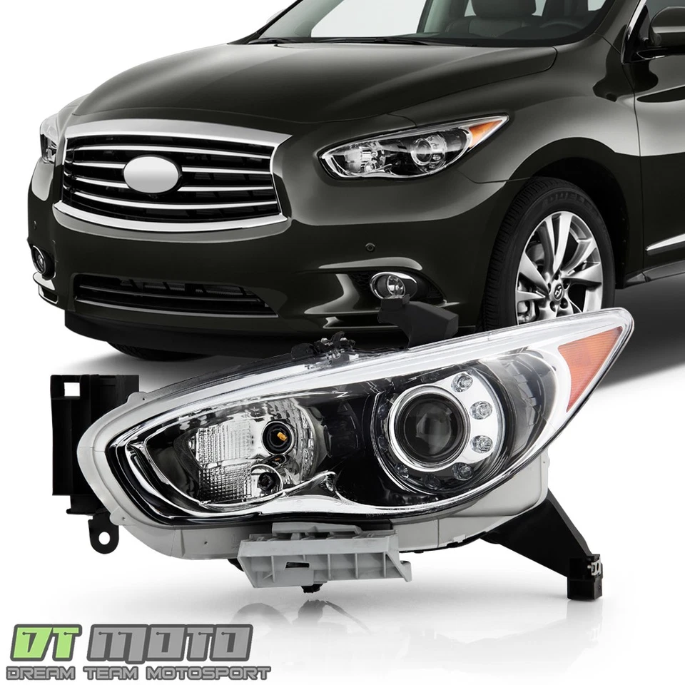 For 2013 JX35 2014-2015 QX60 HID/Xenon Projector Headlight Headlamp Driver Side — 第 1/4 张图片