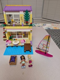 LEGO 41037 Friends Stephanie's Beach House COMPLETE No manual No Box