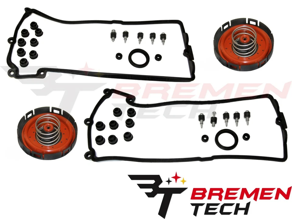 Cubierta de válvula junta cárter ventilación Lt & Rt para BMW 745i X5 645Ci 545i 550i 750i Foto 1 de 1