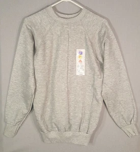 De Colección Nuevo Nuevo de Lote Antiguo Tri Mezcla Gris Jaspeado Sudadera Reeves Grande Raro Crew Suave Acanalado - Imagen 1 de 12