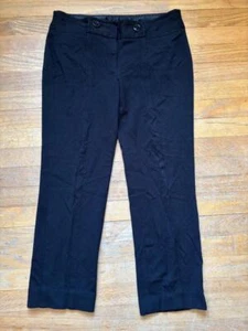 Pantaloni eleganti super elasticizzati Ann Taylor "Lindsay" doppio bottone davanti taglia 4 VE - Foto 1 di 4