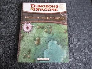 WOTC D&D 4E D20 BÓVEDAS DE UNDERDARK MAPA PACK DUNGEON DRAGON 3.5E 5E EN MUY BUENA CONDICIÓN - Imagen 1 de 3