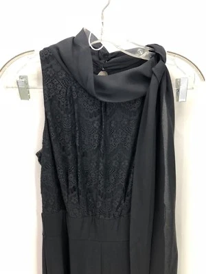 White House Black Market Women's Black Formal Jumpsuit 0 - Image 1 of 4