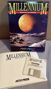 Millennium: Return To Earth 5.25" Big Box T - Teen PC 1991 - Picture 1 of 7