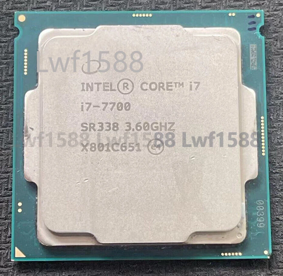Intel Core I7-7700 LGA 1151 quad-core 3.6GHz Kaby Lake CPU processor i7-7700 - Image 1 of 1