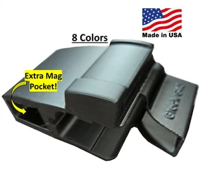 GLOCK 43 43X 48 Holster with Extra Magazine MAG In Waistband IWB Conceal Carry - Picture 1 of 12