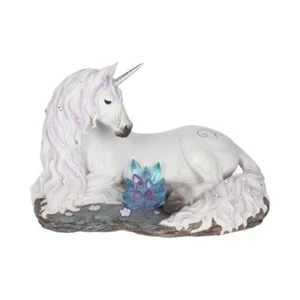 Nemesis Now Jewelled Tranquillity Figurine White Unicorn and Crystal Ornament - Picture 1 of 7