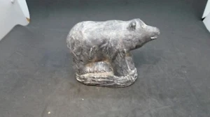Handgefertigte "Bär" indianische kanadische Kunst Ein Wolf Original Der Wolf Skulpturen - Bild 1 von 1