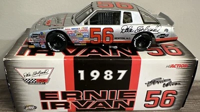 Ernie Irvan Dale Earnhardt 1987 Chevrolet Busch Series Aerocoupe acción 1:24 coche Foto 1 de 4
