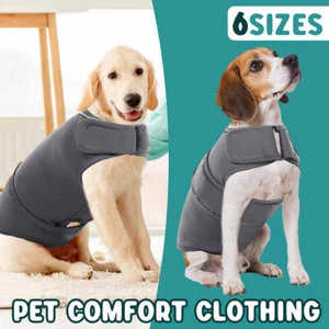Dog Anxiety Relief Vest Jacket Soft Comfort Coat for Small Medium Large Dogs AU - Picture 1 of 18