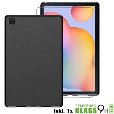 Housse De Protection En Silicone Avec Verre Trempé 9H Film TPU Coque Étui Mat - Photo 1/4
